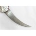 Dagger Knife Pure Silver Koftgiri WIre Work Hand Forged Steel Blade Handle D77
